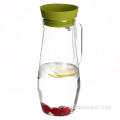 Glass Carafe with Stainless Steel Silicone Lid